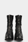 Front zip high top boots | PL2