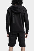 Zip hoodie pullover, Black