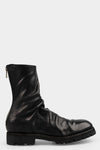 Guidi 788V - Back zip high top boots, Black / Horse Full Grain