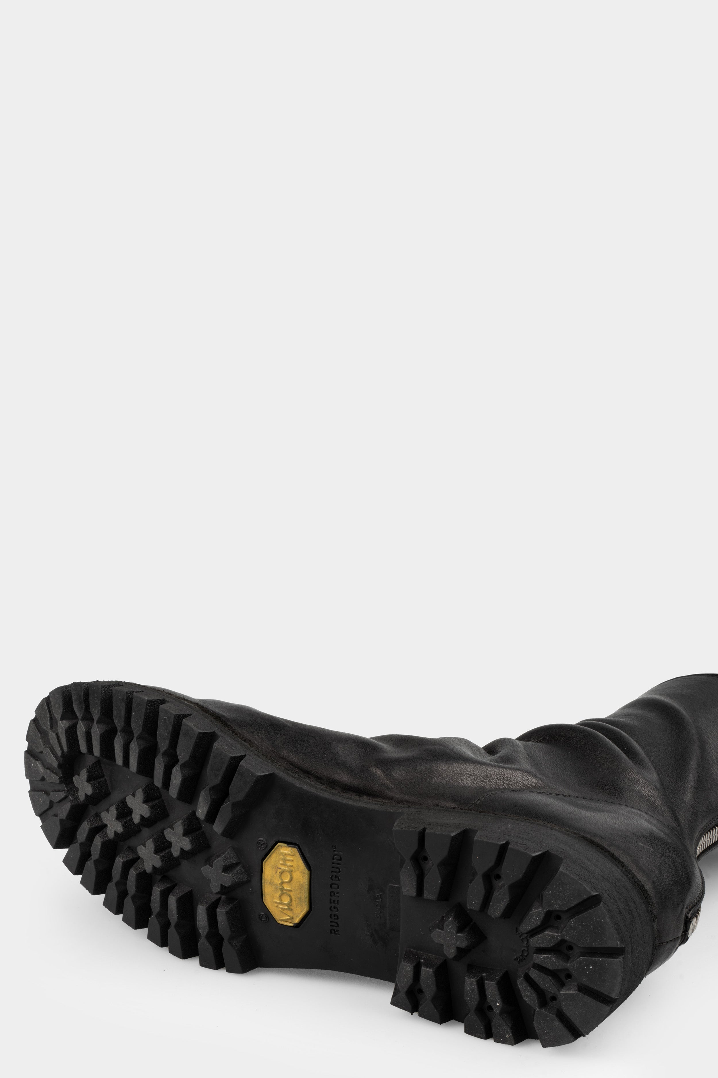 Guidi 788V - Back zip high top boots, Black / Horse Full