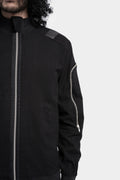 Cotton / Linen Bomber Jacket, Black
