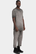 Soft cotton blend t-shirt, Cold dyed grey