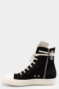 Rick Owens DRKSHDW | AW24 Porterville - Ramones eyelet sneakers, Black/Milk