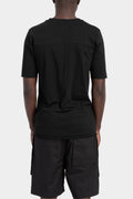 Tonal stitch cotton t-shirt, Black