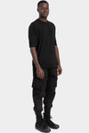 Thom Krom | SS26 - Cuffed sleeve t-shirt, Black MTS942