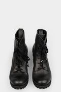 SAMOKE | AW24 - Laced calf leather ankle boots