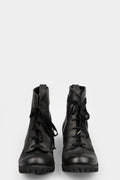 SAMOKE | AW24 - Laced calf leather ankle boots