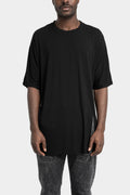 Oversized bamboo jersey T-Shirt, Black