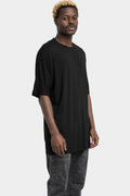 Oversized bamboo jersey T-Shirt, Black