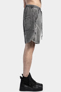 P27 - Cotton sweat shorts, Acid grey