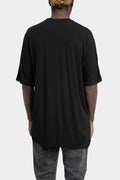 Oversized bamboo jersey T-Shirt, Black