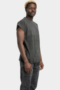 Degrade dyed cotton sleeveless T-Shirt