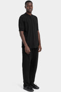 Thom Krom | SS26 - Short sleeve jersey shirt, Black MTS951