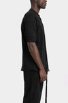 Thom Krom | SS26 - Short sleeve jersey shirt, Black MTS951