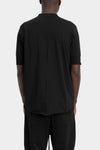 Thom Krom | SS26 - Short sleeve jersey shirt, Black MTS951