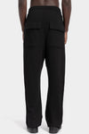 Thom Krom | SS26 - Drop crotch cotton sweatpants, Black MST518