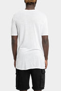 Linen mix T-Shirt, White