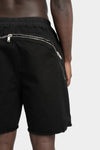 Rick Owens DRKSHDW | SS25 Hollywood - Back zip long boxer shorts, Cotton canvas