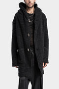 NostraSantissima | AW24 - Hooded wool blend cardigan