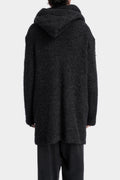 NostraSantissima | AW24 - Hooded wool blend cardigan