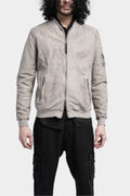 Never Enough | SS24 - Leather bomber jacket, Arena fade