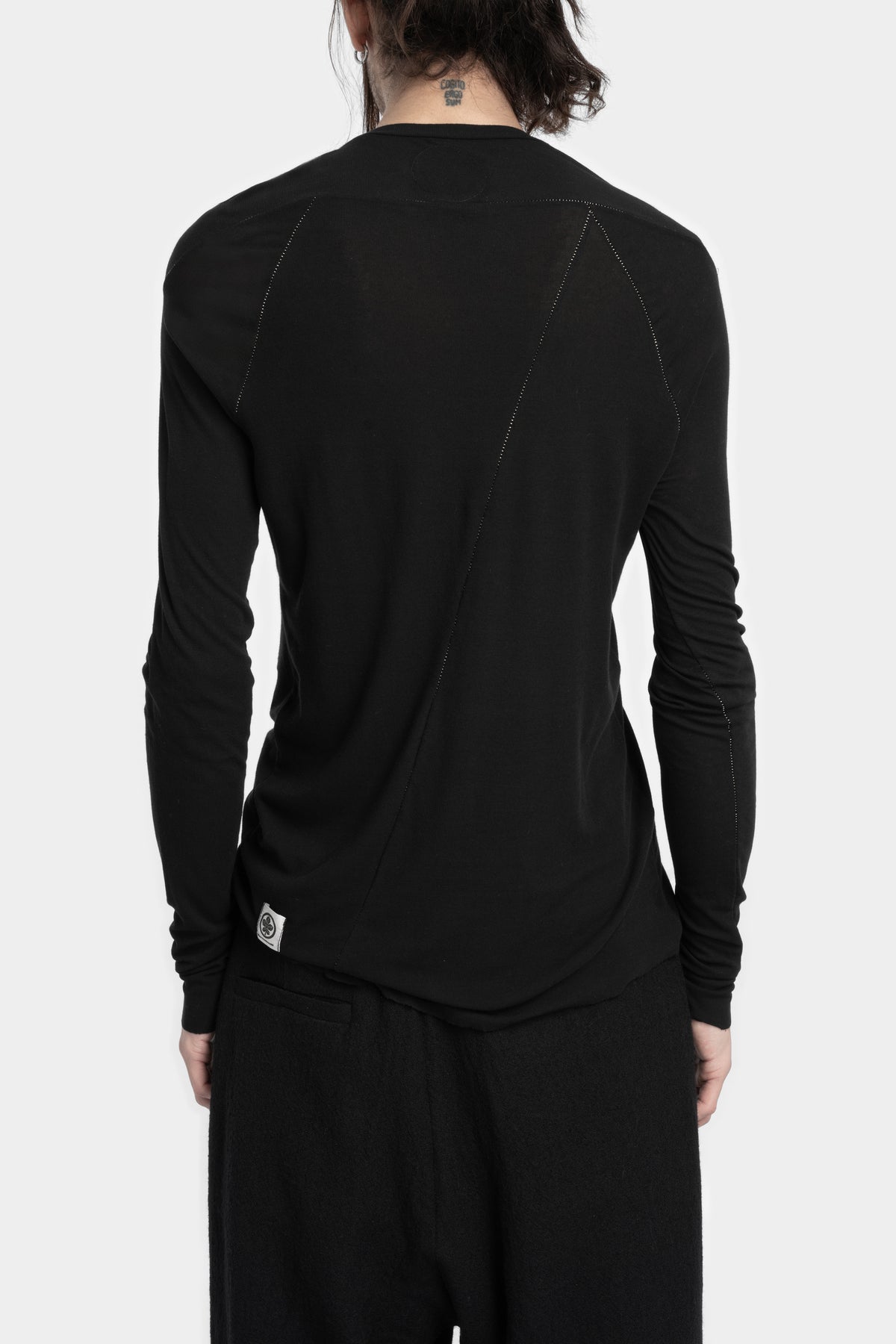 Marc Point | AW24 - Lightweight wool / silk ls henley T-Shirt