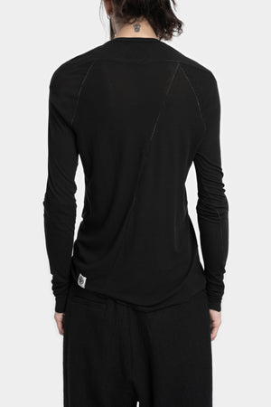 Marc Point | AW24 - Lightweight wool / silk ls henley T-Shirt