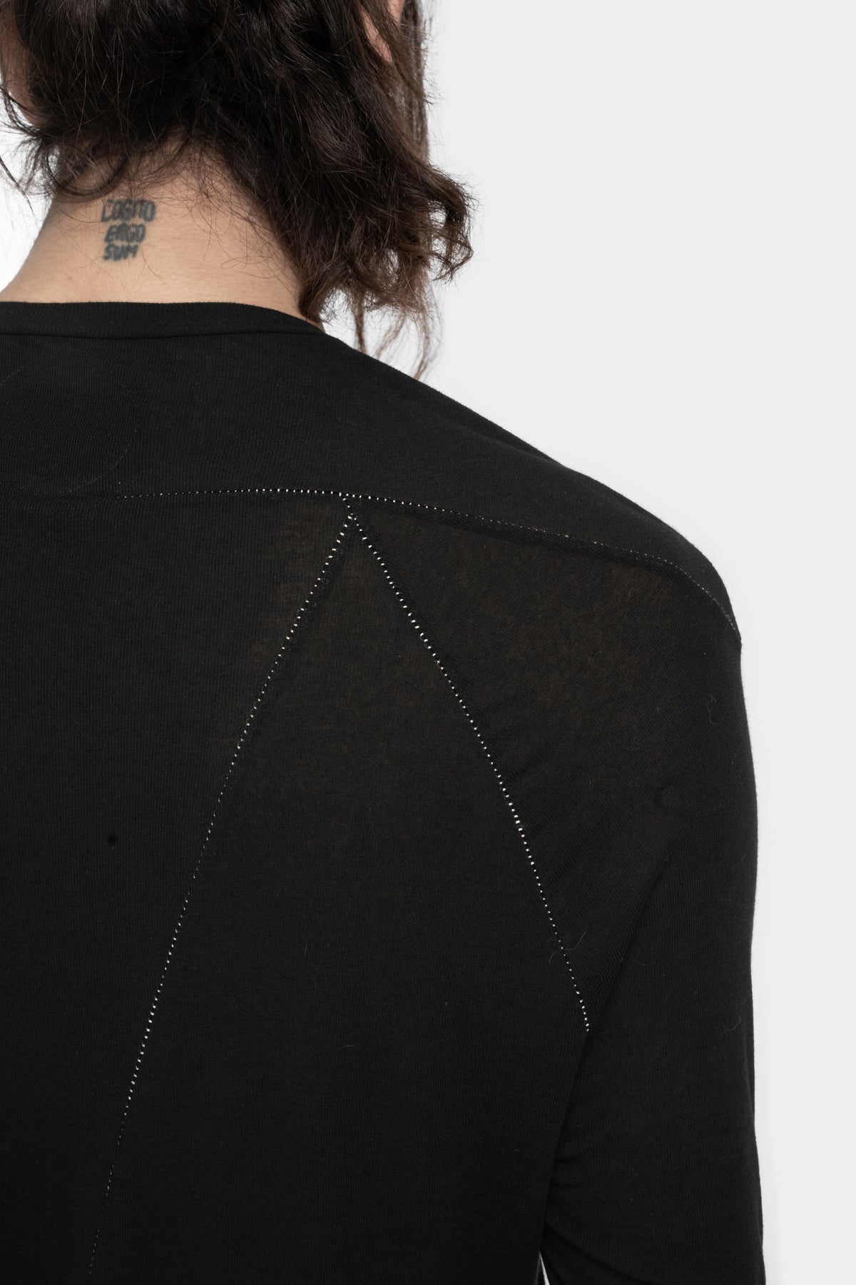 Marc Point | AW24 - Lightweight wool / silk ls henley T-Shirt