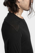 Lightweight wool / silk crewneck ls T-Shirt