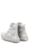 Culture of Brave Perforated High top melt sole laced sneakers MELM3