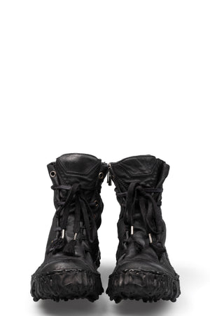 Culture Of Brave | High top melt sole laced wrap front sneakers MELM2W