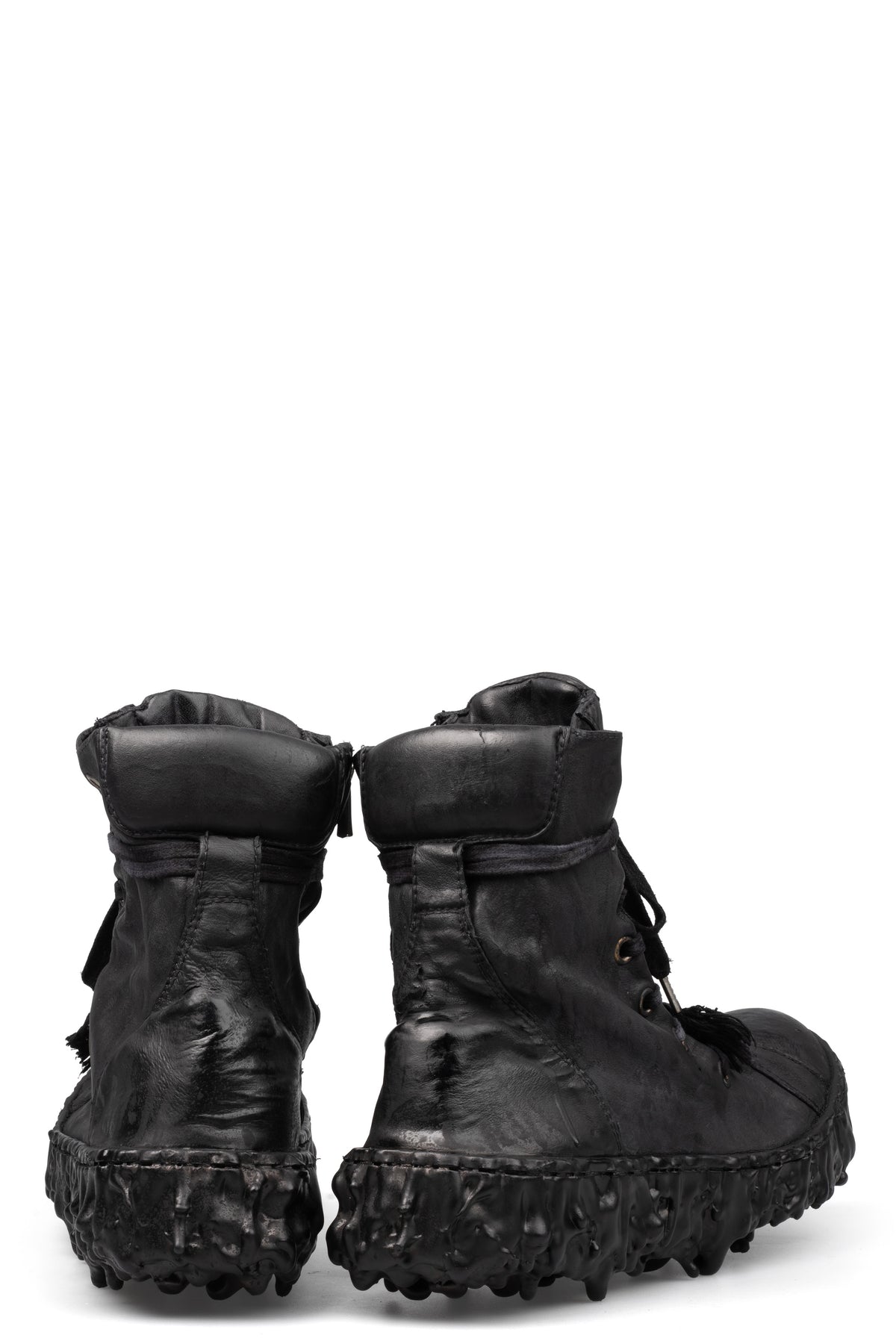 Culture Of Brave | High top melt sole laced wrap front sneakers MELM2W