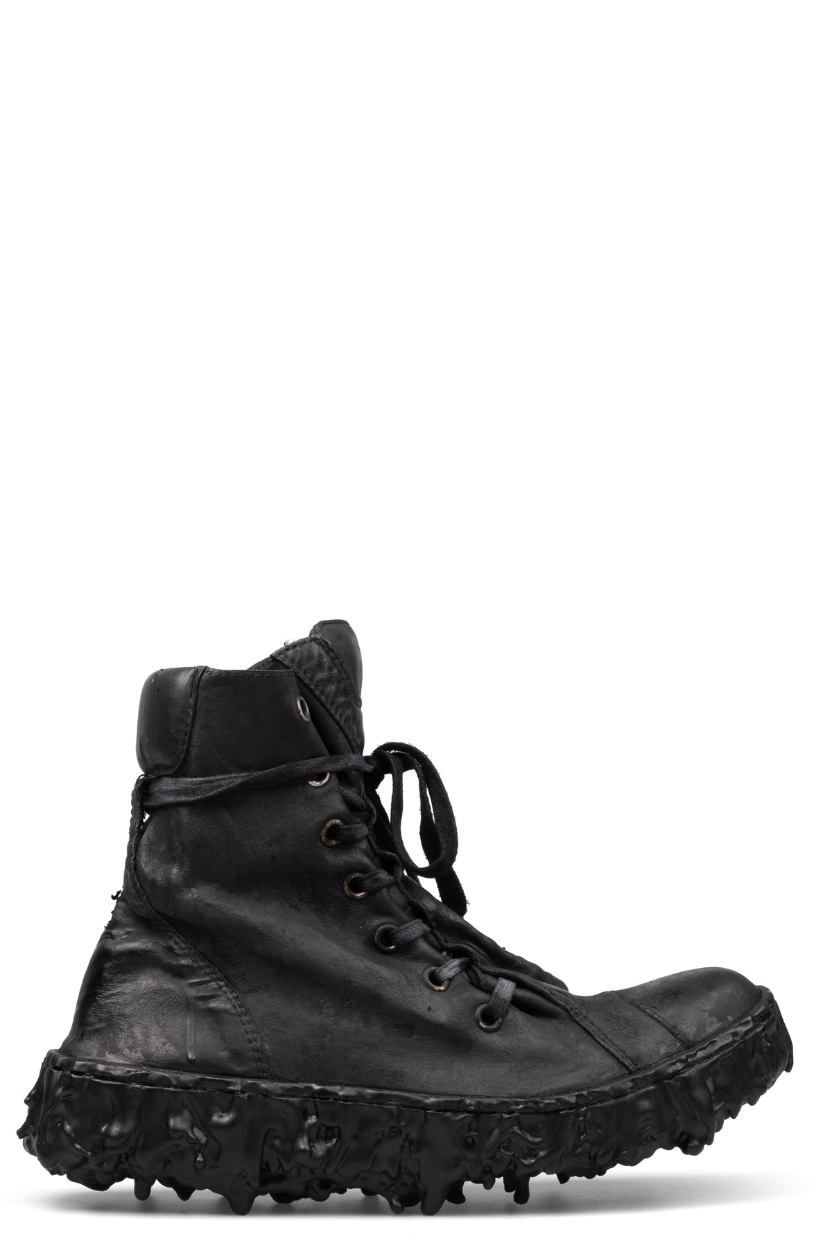 Culture Of Brave | High top melt sole laced wrap front sneakers MELM2W