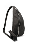 Werkschwarz | Leather cross body bag, WERK 50 F