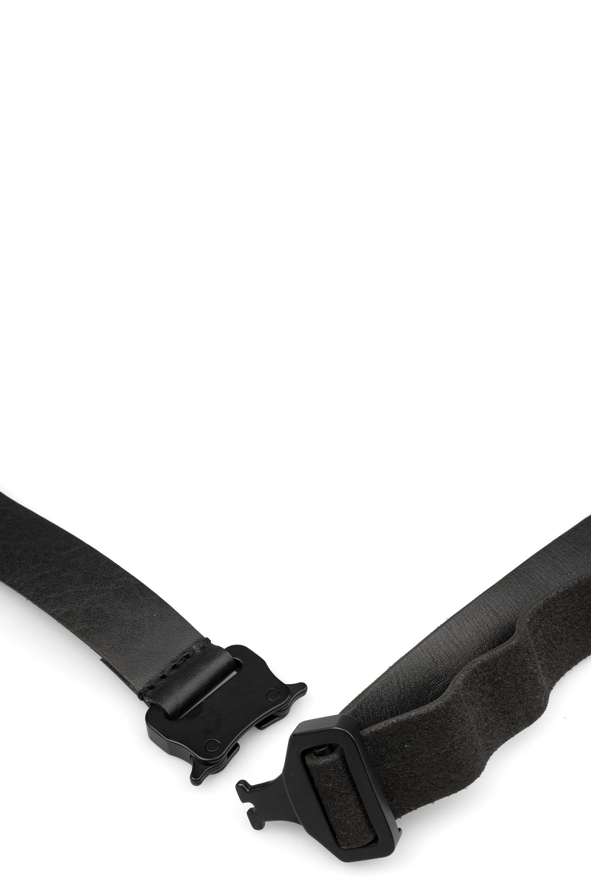 Werkschwarz | Leather cross body bag, WERK 50 F