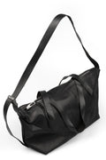 Werkschwarz | Small leather weekender bag, WERK 48F
