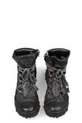 Culture of Brave Perforated High top melt sole laced sneakers MELM3