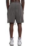 Cotton drawstring shorts, Dark used grey