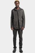 Patch pocket worker jacket, Plomb