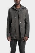 Patch pocket worker jacket, Plomb