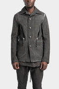 Patch pocket worker jacket, Plomb