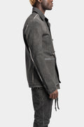 Patch pocket worker jacket, Plomb