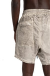 Thom Krom | SS26 - Cotton poplin shorts, Vegetal stone MP37 