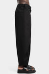 Joe Chia | AW25 - Front wrap wool blend pants, PA2523