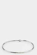 Hook silver bangle