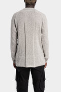 Julius_7 | - Crewneck knit sweater, Plaster