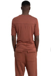 Thom Krom | SS26 - Modal T-shirt, Red wood MTS938