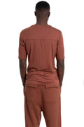 Thom Krom | SS26 - Modal T-shirt, Red wood MTS938