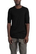 Layered t-shirt, Black MTS940