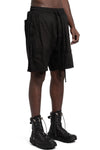 Thom Krom | SS26 - Linen shorts, MST524 Black